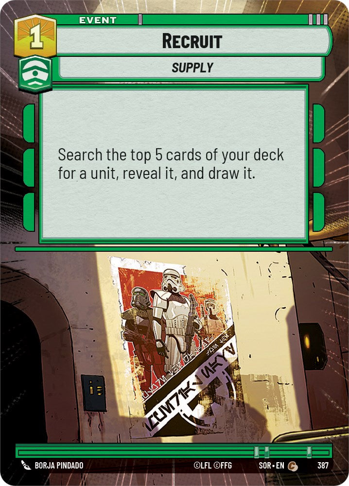 Recruit (Hyperspace) (387) [Spark of Rebellion] | Tabernacle Games