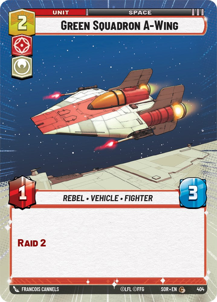Green Squadron A-Wing (Hyperspace) (404) [Spark of Rebellion] | Tabernacle Games