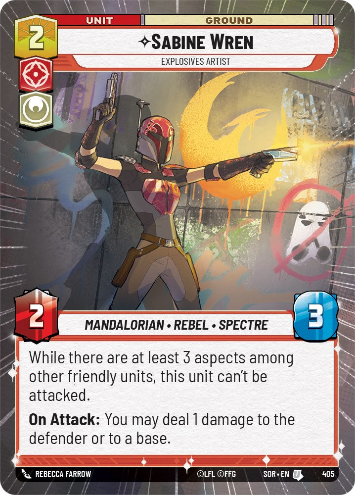 Sabine Wren - Explosives Artist (Hyperspace) (405) [Spark of Rebellion] | Tabernacle Games