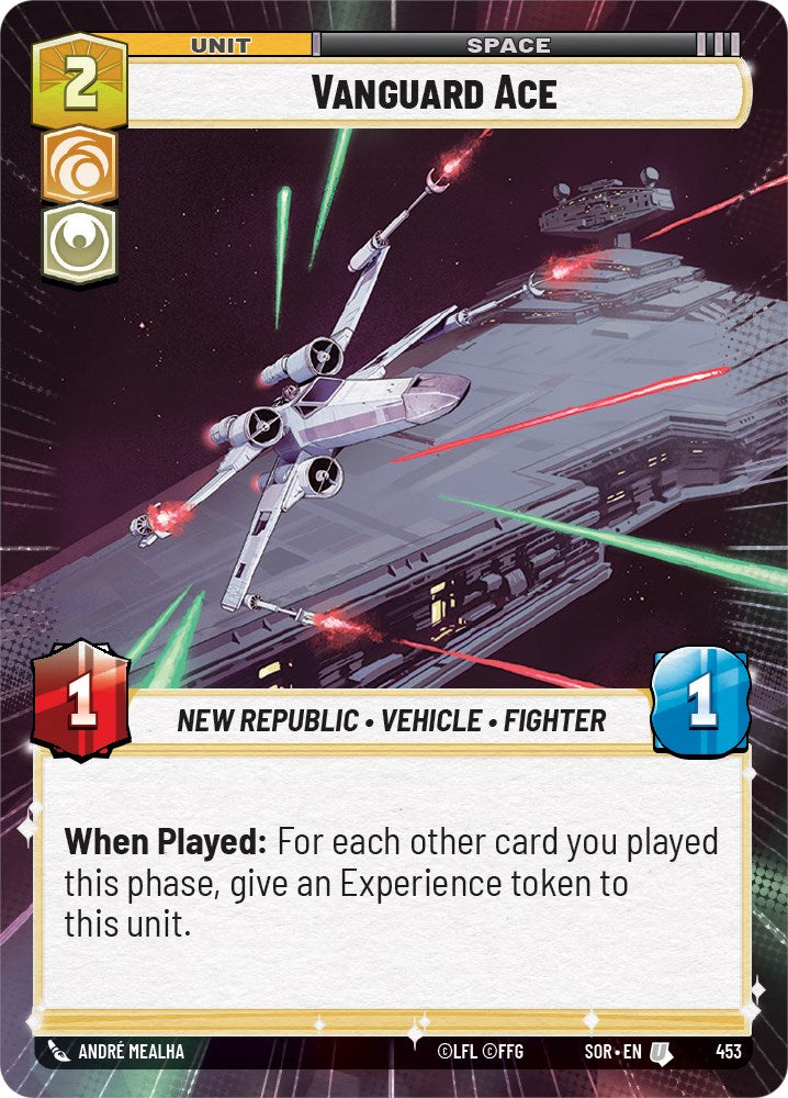 Vanguard Ace (Hyperspace) (453) [Spark of Rebellion] | Tabernacle Games