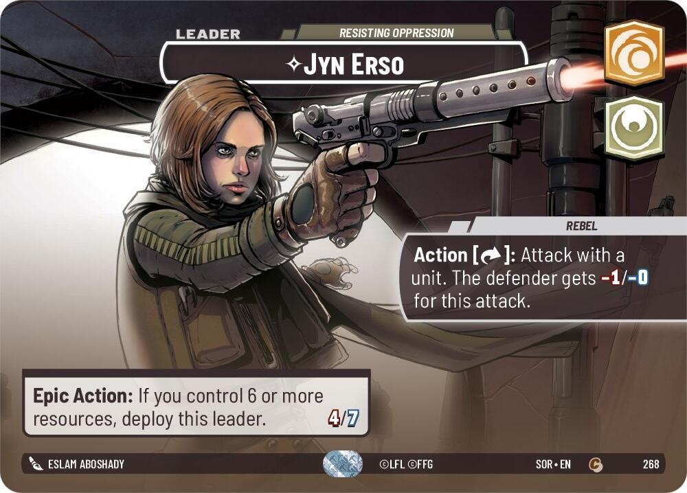 Jyn Erso - Resisting Oppression (Showcase) (268) [Spark of Rebellion] | Tabernacle Games