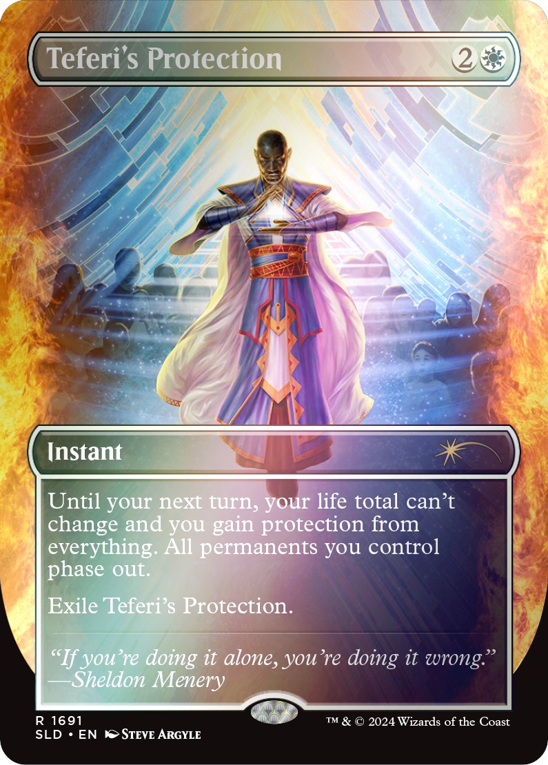 Teferi's Protection (1691) (Rainbow Foil) [Secret Lair Drop Series] | Tabernacle Games