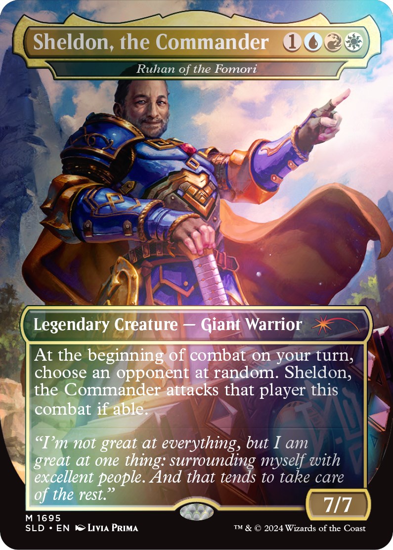 Sheldon, the Commander - Ruhan of the Fomori (Rainbow Foil) [Secret Lair Drop Series] | Tabernacle Games