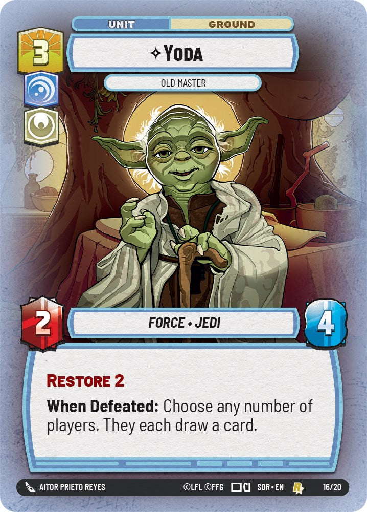 Yoda - Old Master (Weekly Play Promo) (16/20) [Spark of Rebellion Promos] | Tabernacle Games