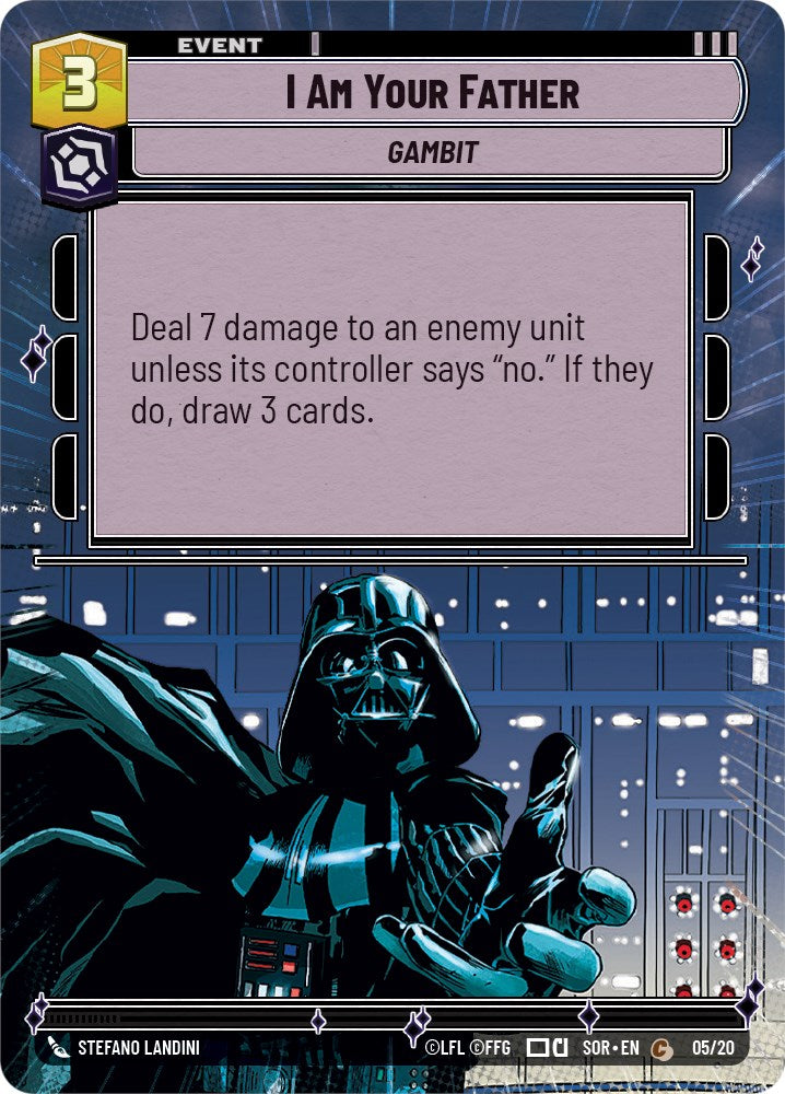 I Am Your Father (Hyperspace) (Weekly Play Promo) (5/20) [Spark of Rebellion Promos] | Tabernacle Games