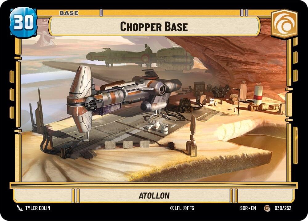 Chopper Base // Shield (30 // T02) [Spark of Rebellion] | Tabernacle Games