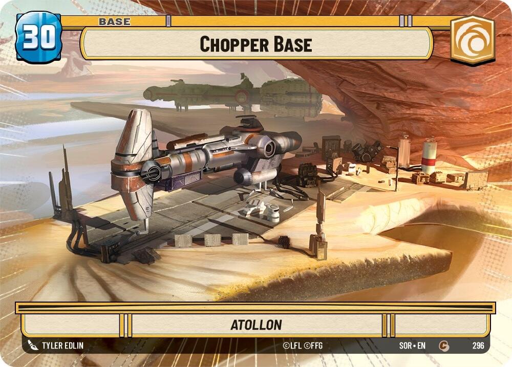 Chopper Base // Shield (Hyperspace) (296 // T04) [Spark of Rebellion] | Tabernacle Games