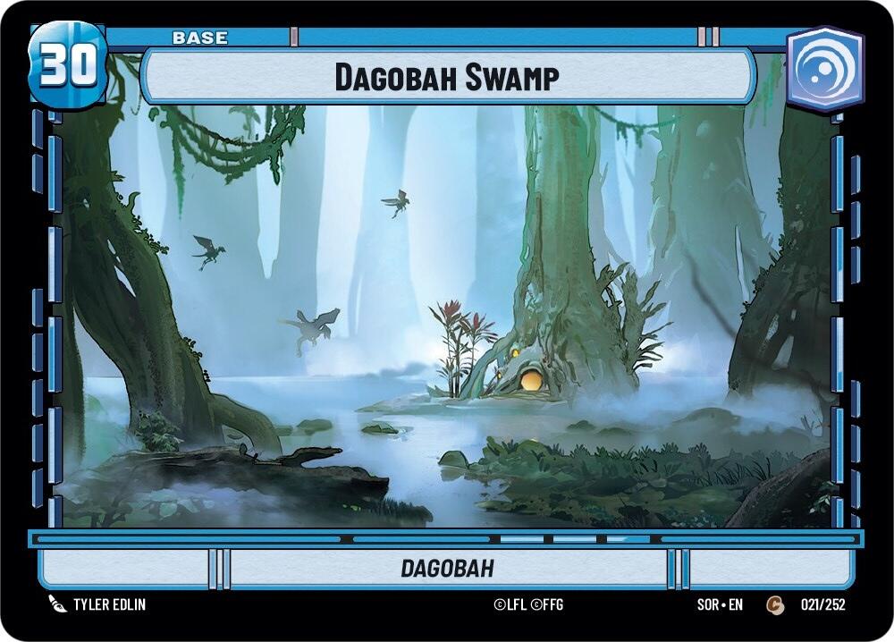 Dagobah Swamp // Shield (21 // T02) [Spark of Rebellion] | Tabernacle Games