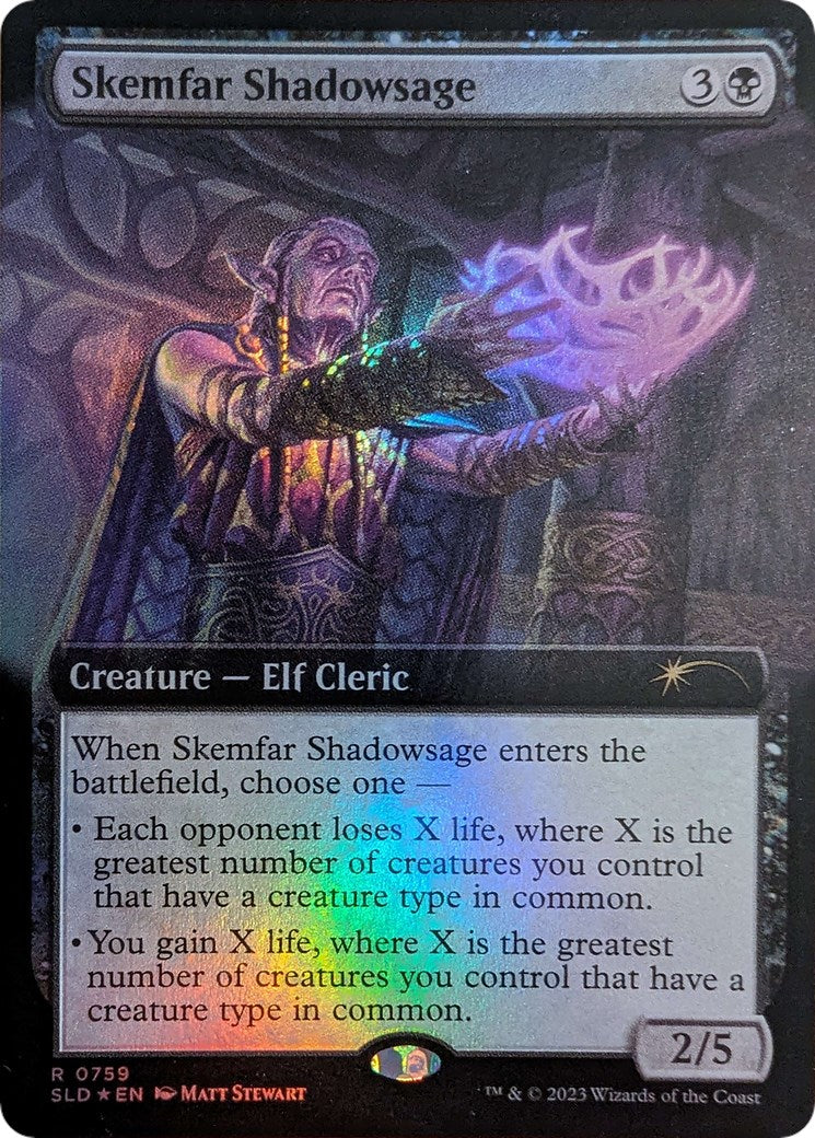 Skemfar Shadowsage (Extended Art) [Secret Lair Drop Series] | Tabernacle Games