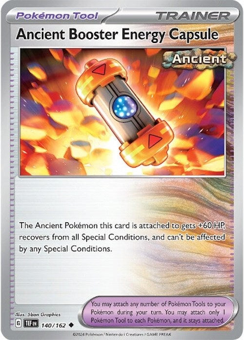 Ancient Booster Energy Capsule (140/162) [Scarlet & Violet: Temporal Forces] | Tabernacle Games