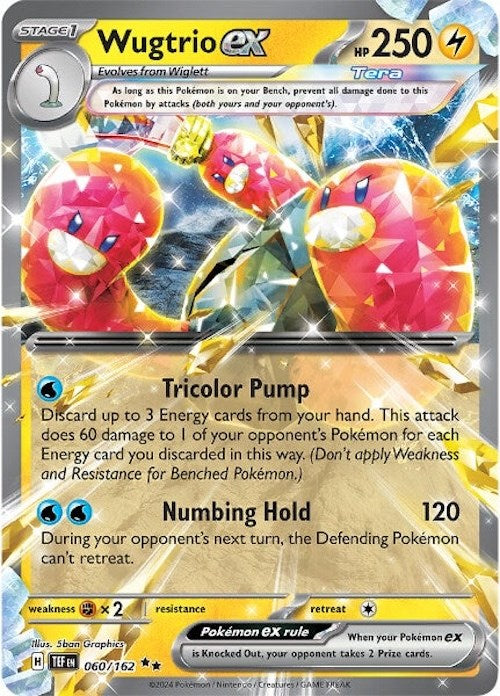 Wugtrio ex (060/162) [Scarlet & Violet: Temporal Forces] | Tabernacle Games