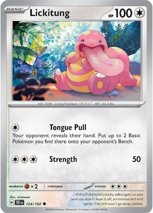 Lickitung (124/162) [Scarlet & Violet: Temporal Forces] | Tabernacle Games