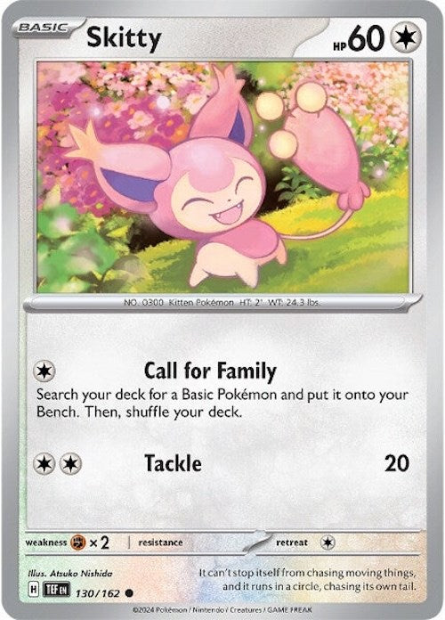 Skitty (130/162) [Scarlet & Violet: Temporal Forces] | Tabernacle Games