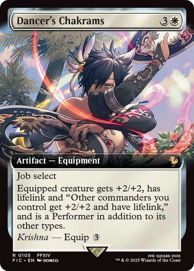 Dancer's Chakrams (Extended Art) [FINAL FANTASY Commander] | Tabernacle Games