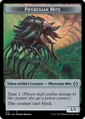 Phyrexian Mite (012) // Phyrexian Beast Double-Sided Token [Phyrexia: All Will Be One Tokens] | Tabernacle Games