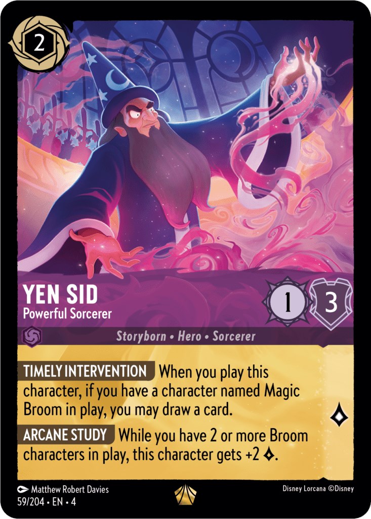 Yen Sid - Powerful Sorcerer (59/204) (59/204) [Ursula's Return] | Tabernacle Games