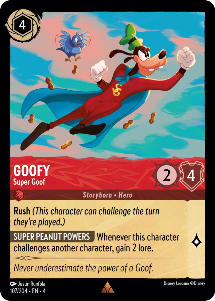 Goofy - Super Goof (107/204) [Ursula's Return] | Tabernacle Games