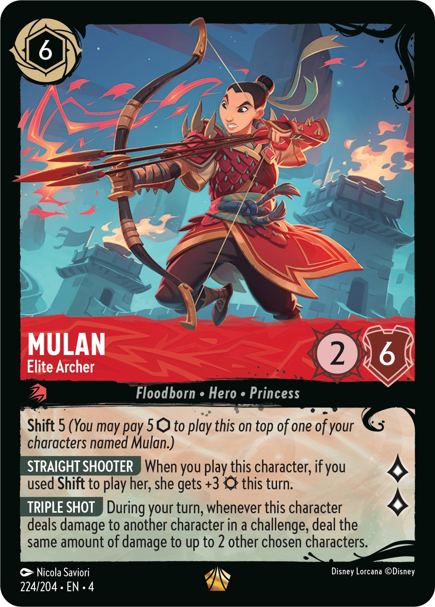 Mulan - Elite Archer (224/204) (244/204) [Illumineer's Quest: Deep Trouble] | Tabernacle Games