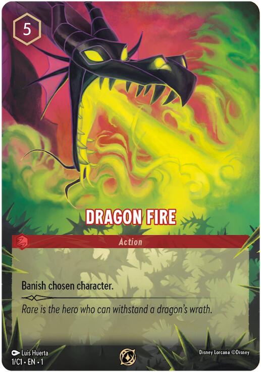 Dragon Fire (1) [Promo Cards] | Tabernacle Games