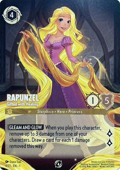 Rapunzel - Gifted with Healing (4) [Promo Cards] | Tabernacle Games
