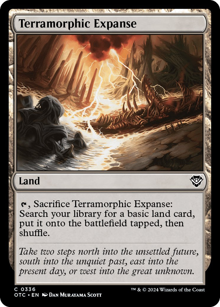 Terramorphic Expanse [Outlaws of Thunder Junction Commander] | Tabernacle Games