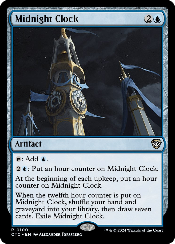 Midnight Clock [Outlaws of Thunder Junction Commander] | Tabernacle Games