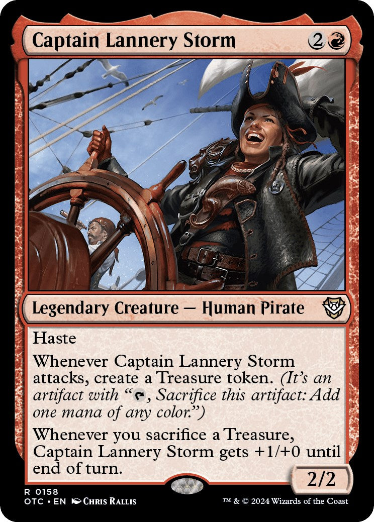 Captain Lannery Storm [Outlaws of Thunder Junction Commander] | Tabernacle Games