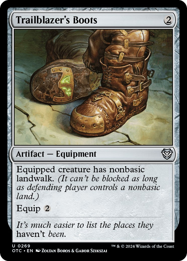 Trailblazer's Boots [Outlaws of Thunder Junction Commander] | Tabernacle Games