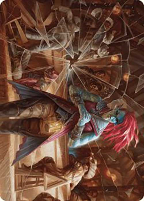 Obeka, Splitter of Seconds Art Card [Outlaws of Thunder Junction Art Series] | Tabernacle Games