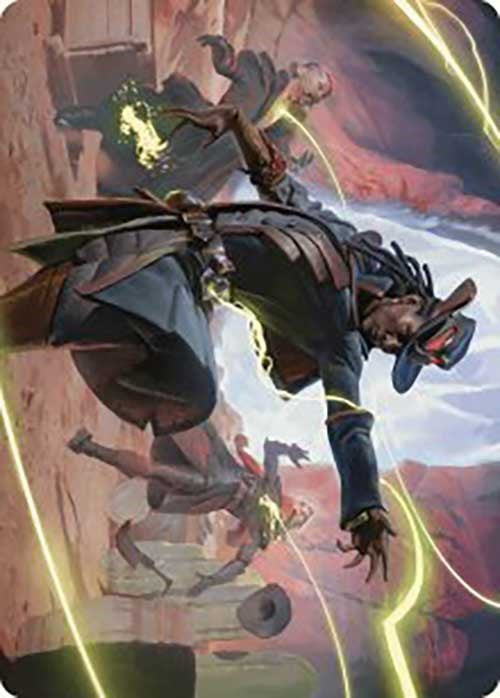 Lilah, Undefeated Slickshot Art Card [Outlaws of Thunder Junction Art Series] | Tabernacle Games