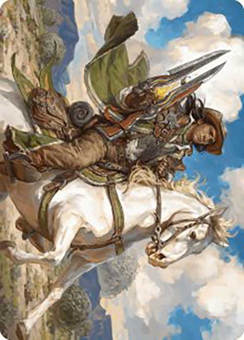 Wylie Duke, Atiin Hero Art Card [Outlaws of Thunder Junction Art Series] | Tabernacle Games