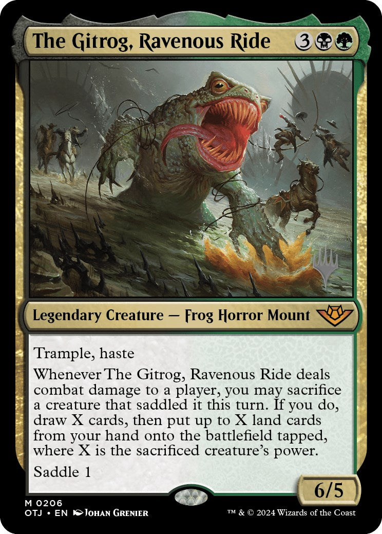 The Gitrog, Ravenous Ride (Promo Pack) [Outlaws of Thunder Junction Promos] | Tabernacle Games