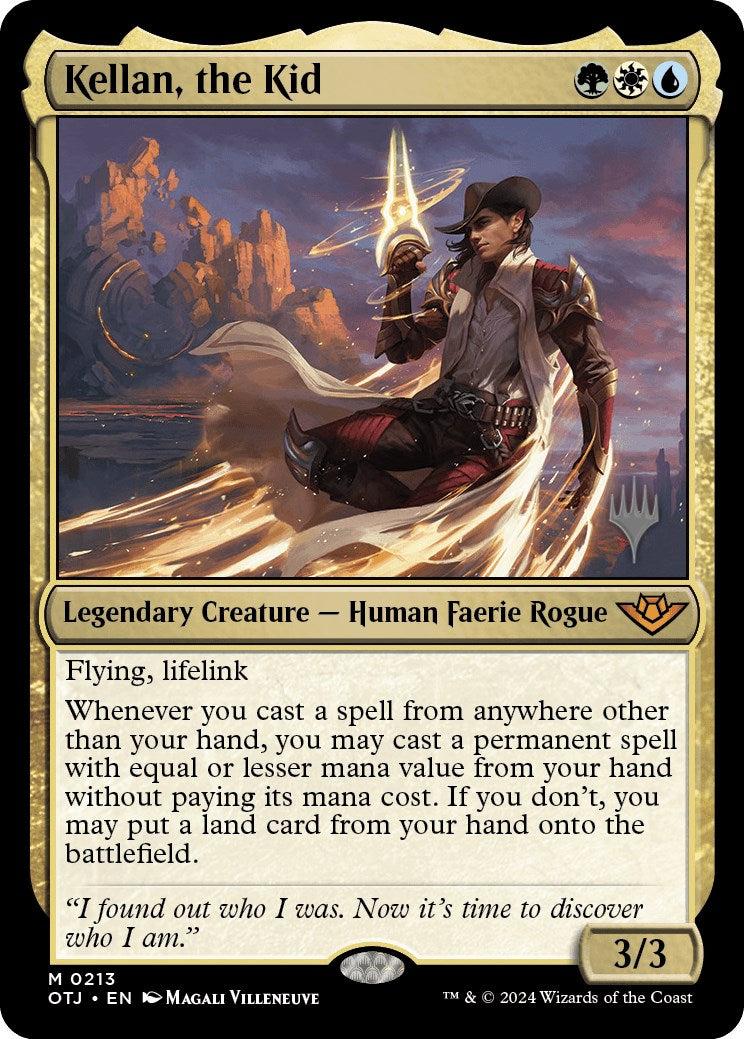 Kellan, the Kid (Promo Pack) [Outlaws of Thunder Junction Promos] | Tabernacle Games