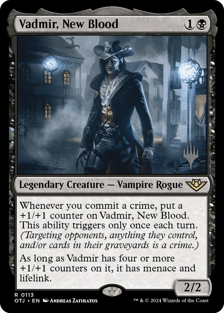 Vadmir, New Blood (Promo Pack) [Outlaws of Thunder Junction Promos] | Tabernacle Games