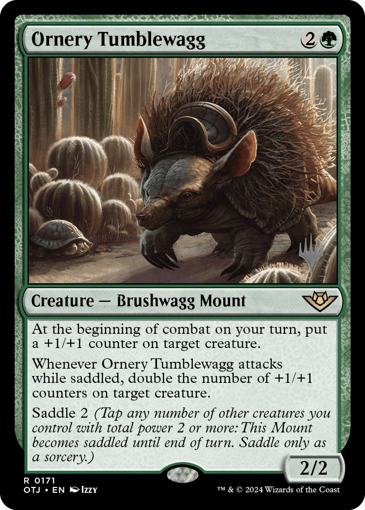 Ornery Tumblewagg (Promo Pack) [Outlaws of Thunder Junction Promos] | Tabernacle Games
