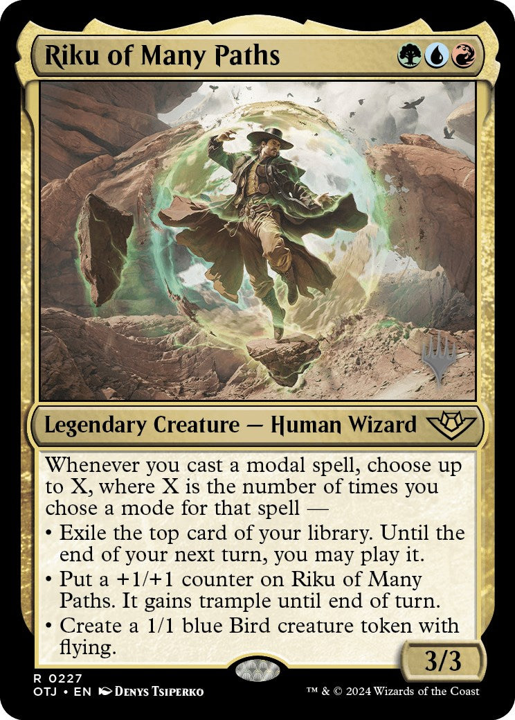 Riku of Many Paths (Promo Pack) [Outlaws of Thunder Junction Promos] | Tabernacle Games