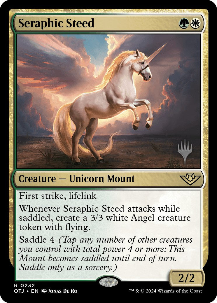 Seraphic Steed (Promo Pack) [Outlaws of Thunder Junction Promos] | Tabernacle Games