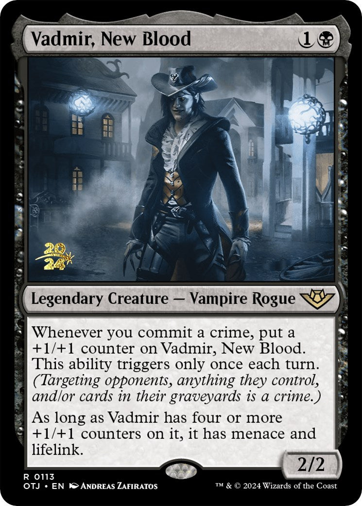 Vadmir, New Blood [Outlaws of Thunder Junction Prerelease Promos] | Tabernacle Games