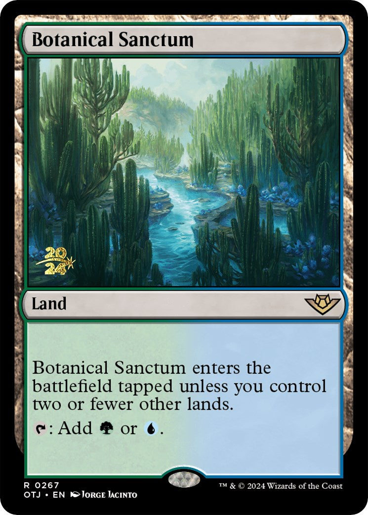 Botanical Sanctum (OTJ) [Outlaws of Thunder Junction Prerelease Promos] | Tabernacle Games