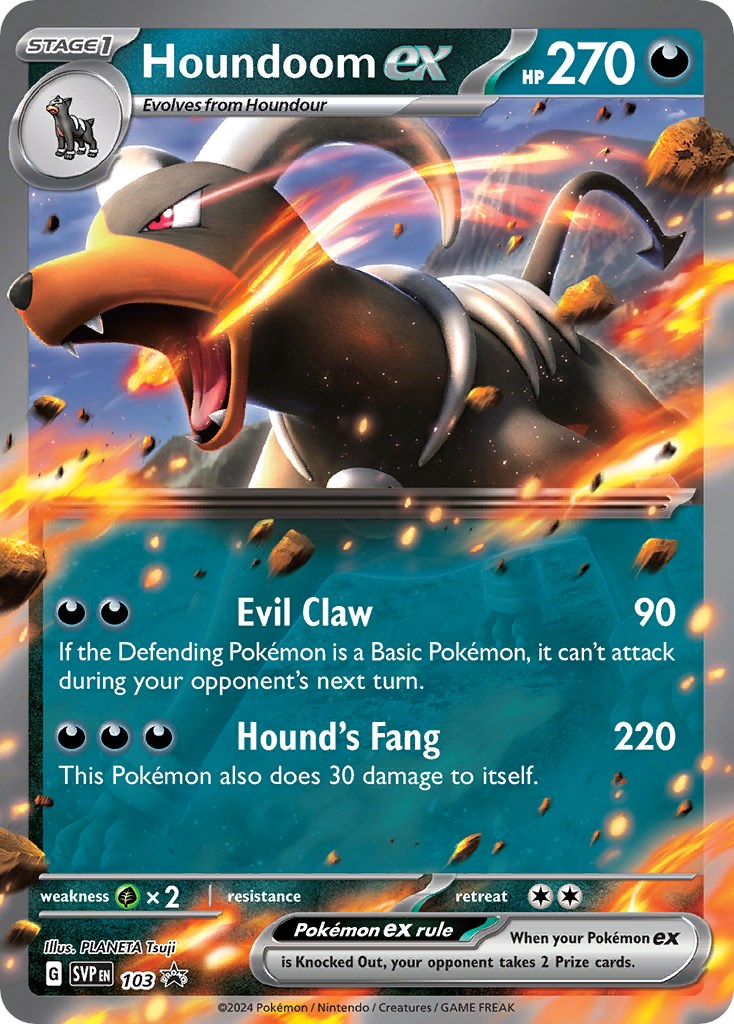 Houndoom ex (103) [Scarlet & Violet: Black Star Promos] | Tabernacle Games