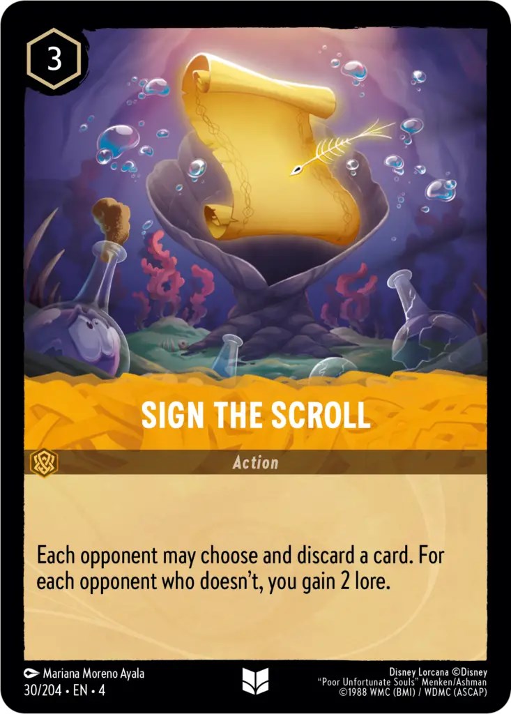 Sign the Scroll (30/204) [Ursula's Return] | Tabernacle Games