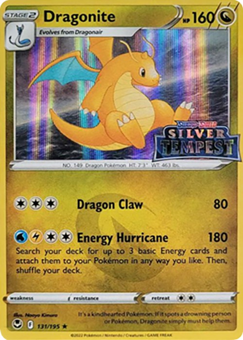 Dragonite (131/195) (Silver Tempest Stamped) [Sword & Shield: Silver Tempest] | Tabernacle Games