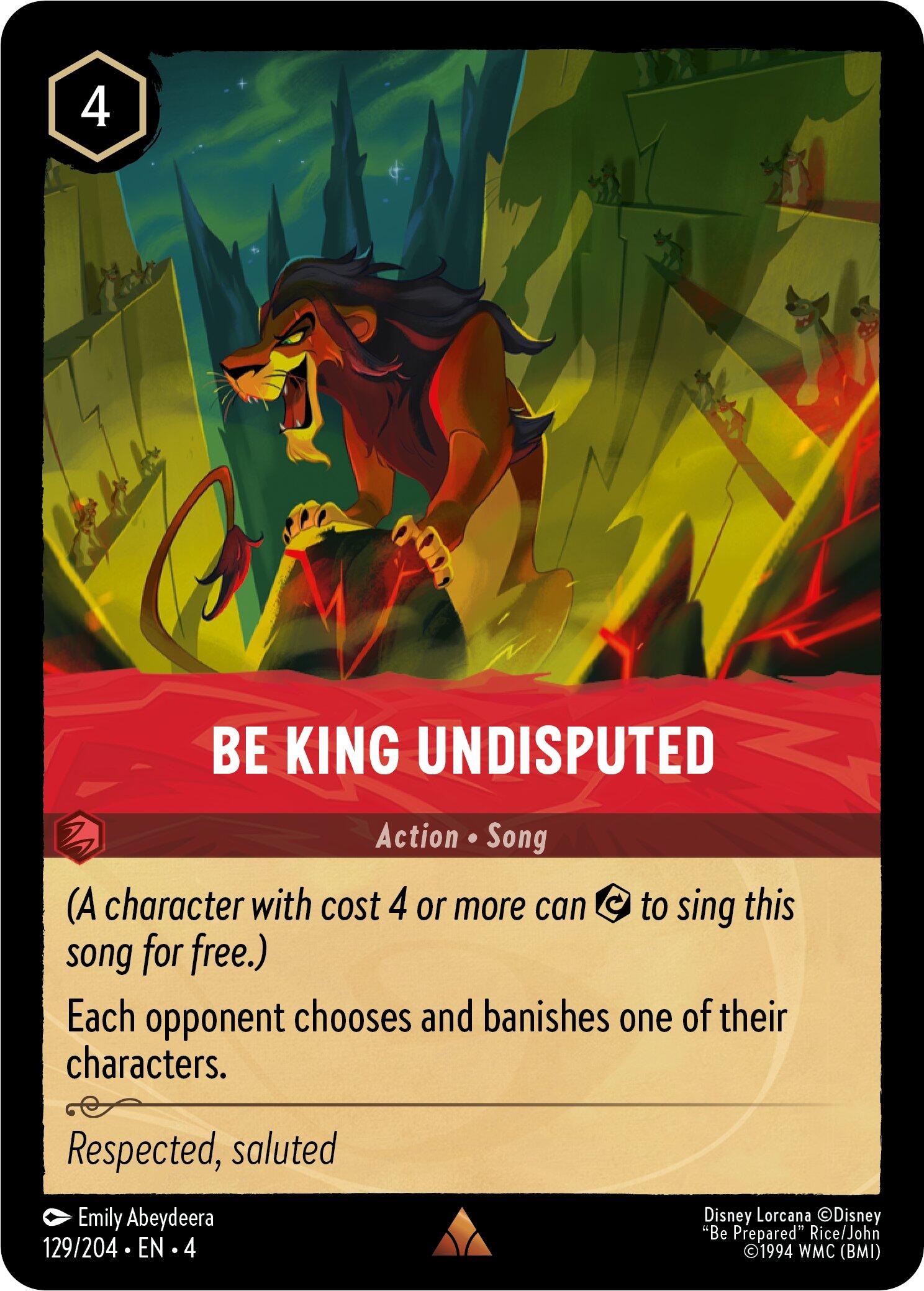 Be King Undisputed (129/204) [Ursula's Return] | Tabernacle Games