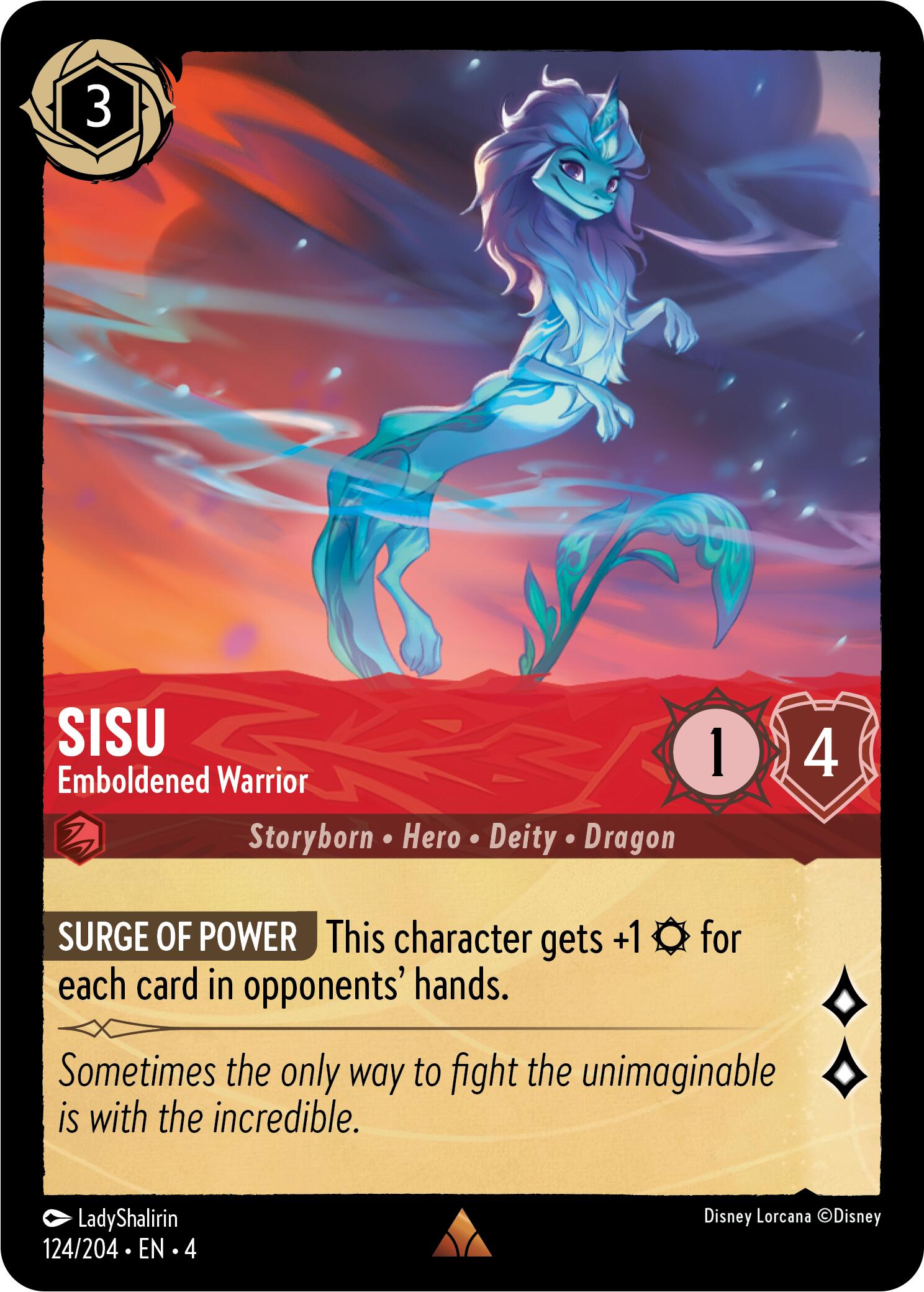 Sisu - Emboldened Warrior (124/204) [Ursula's Return] | Tabernacle Games