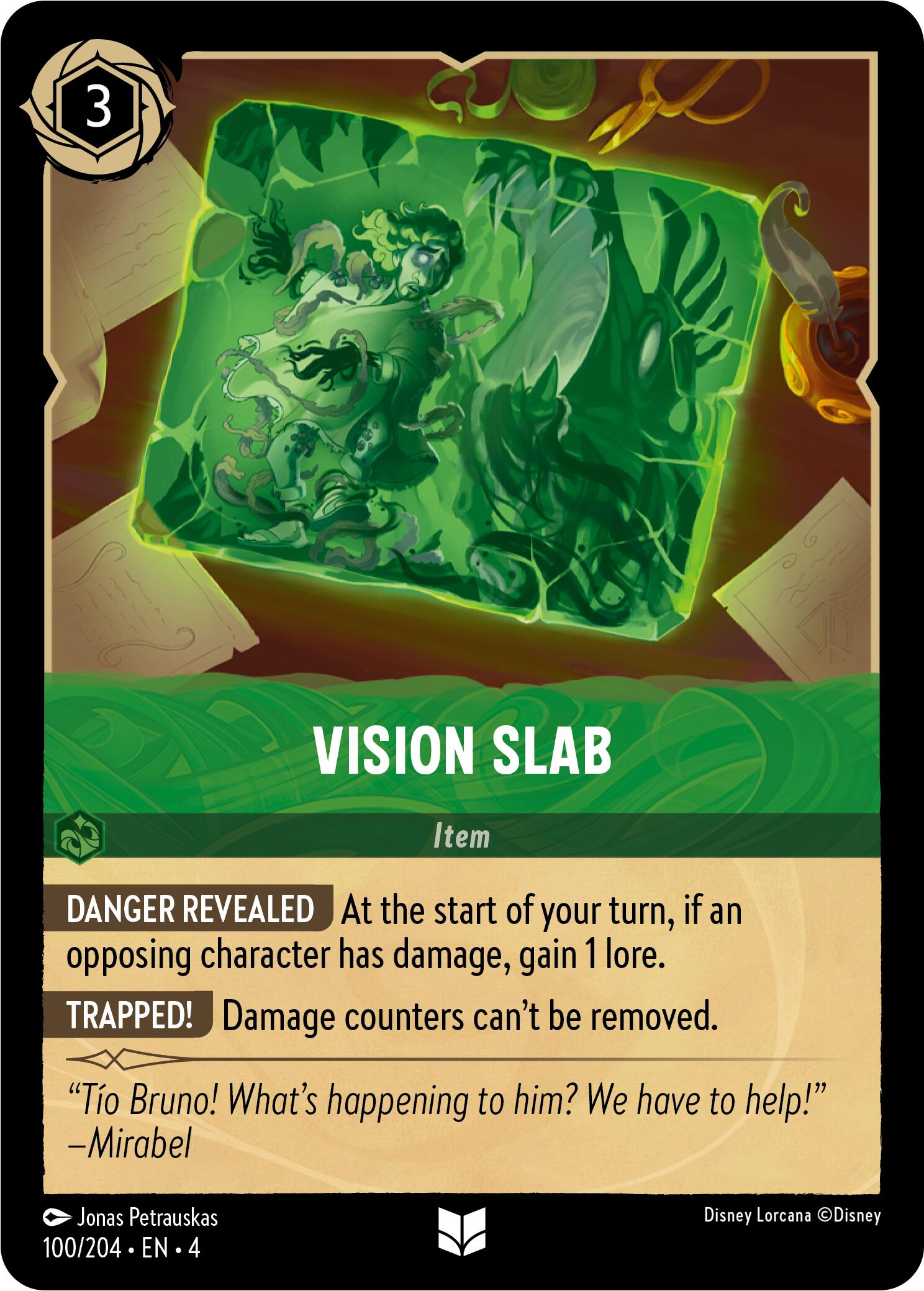 Vision Slab (100/204) [Ursula's Return] | Tabernacle Games