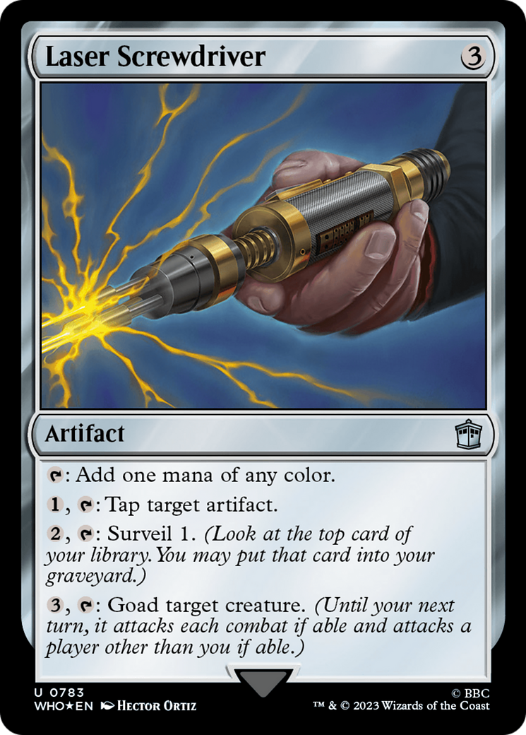 Laser Screwdriver (Surge Foil) [Doctor Who] | Tabernacle Games