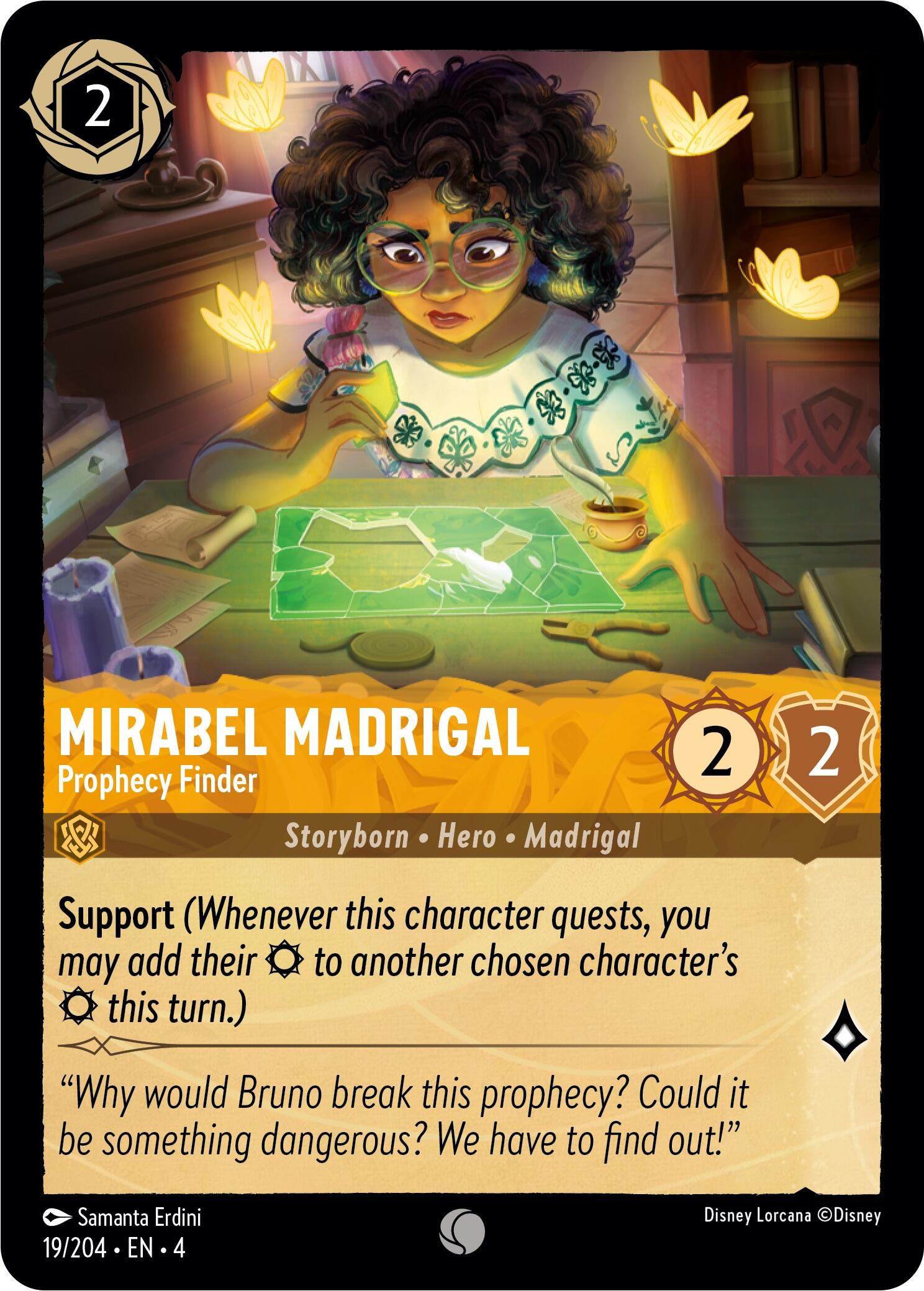 Mirabel Madrigal - Prophecy Finder (19/204) [Ursula's Return] | Tabernacle Games