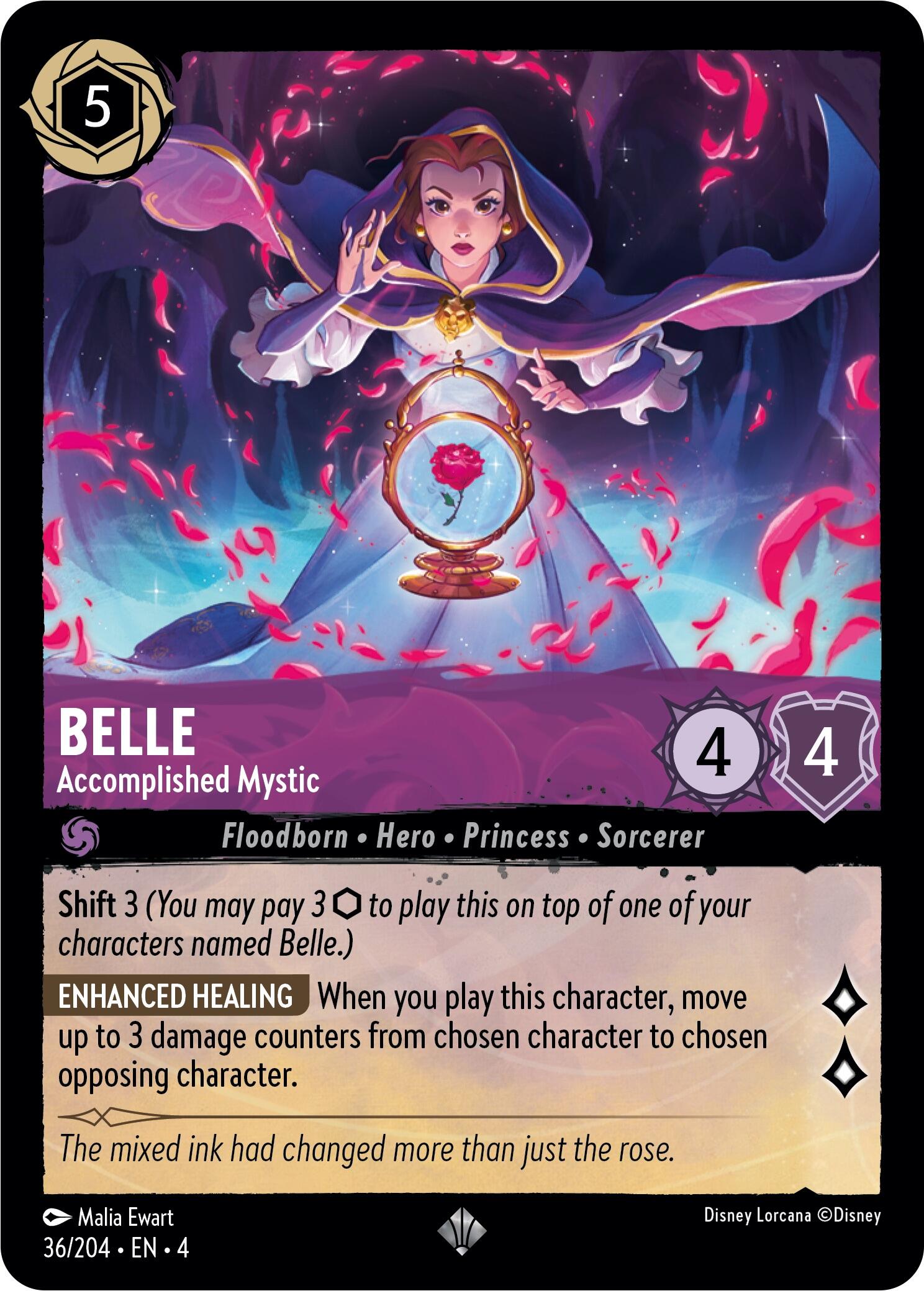 Belle - Accomplished Mystic (36/204) [Ursula's Return] | Tabernacle Games