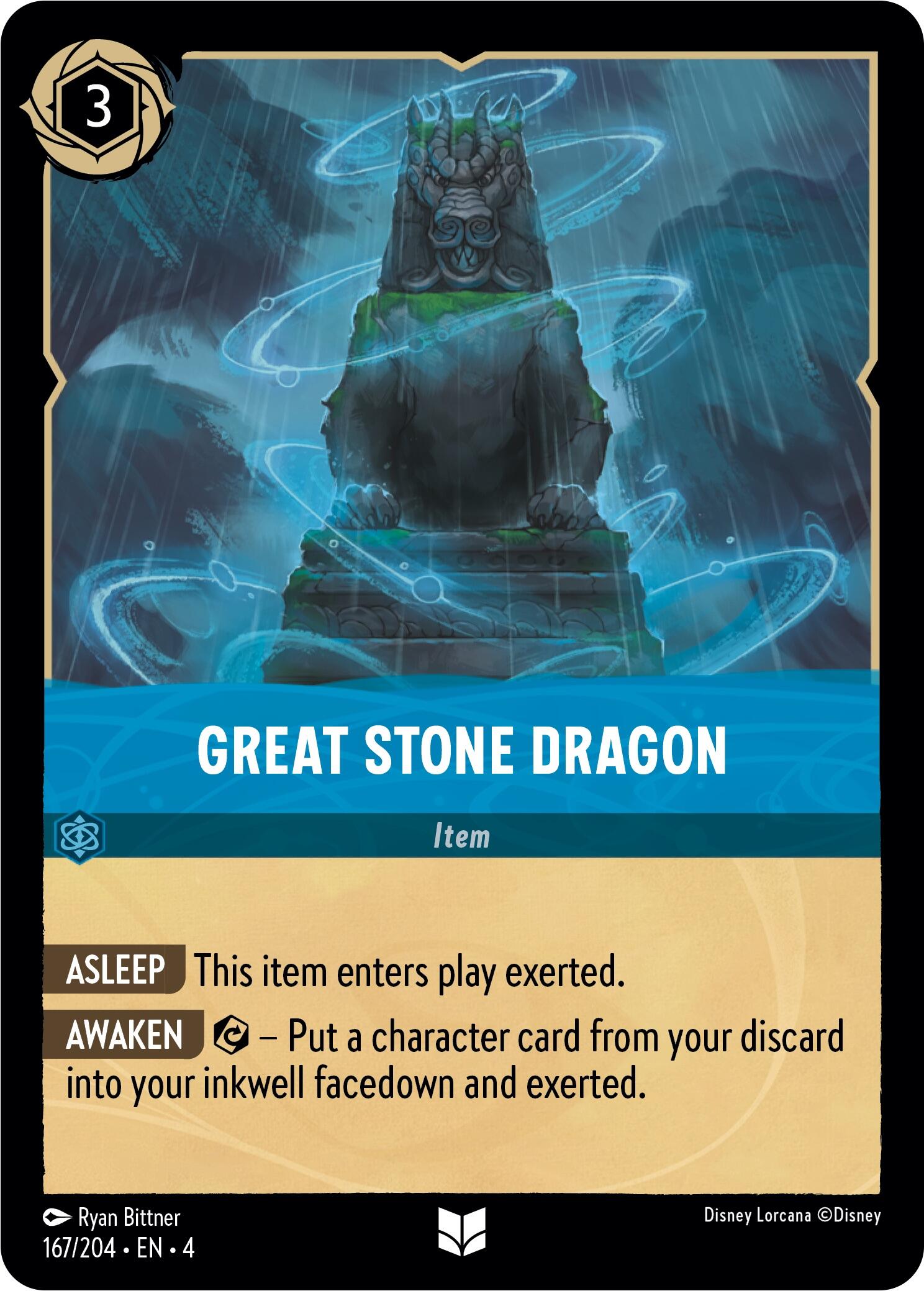 Great Stone Dragon (167/204) [Ursula's Return] | Tabernacle Games