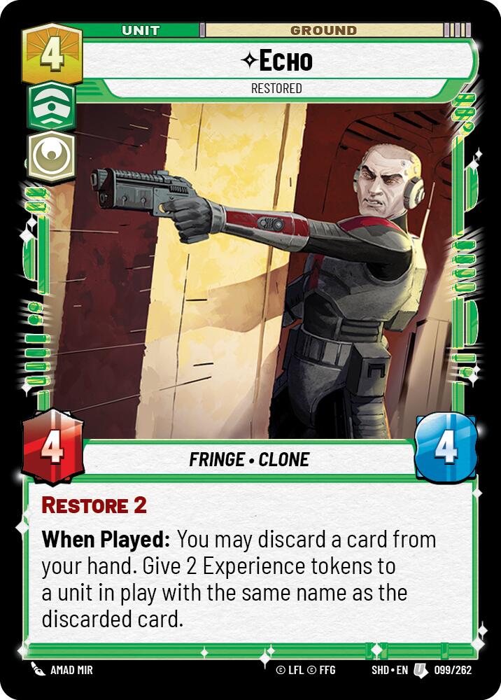 Echo - Restored (099/262) [Shadows of the Galaxy] | Tabernacle Games